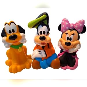 Disney Pluto, Minnie, and Goofy Set